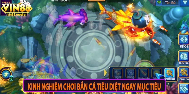 Ngắm vào đầu cá để tăng khả năng thắng lớn